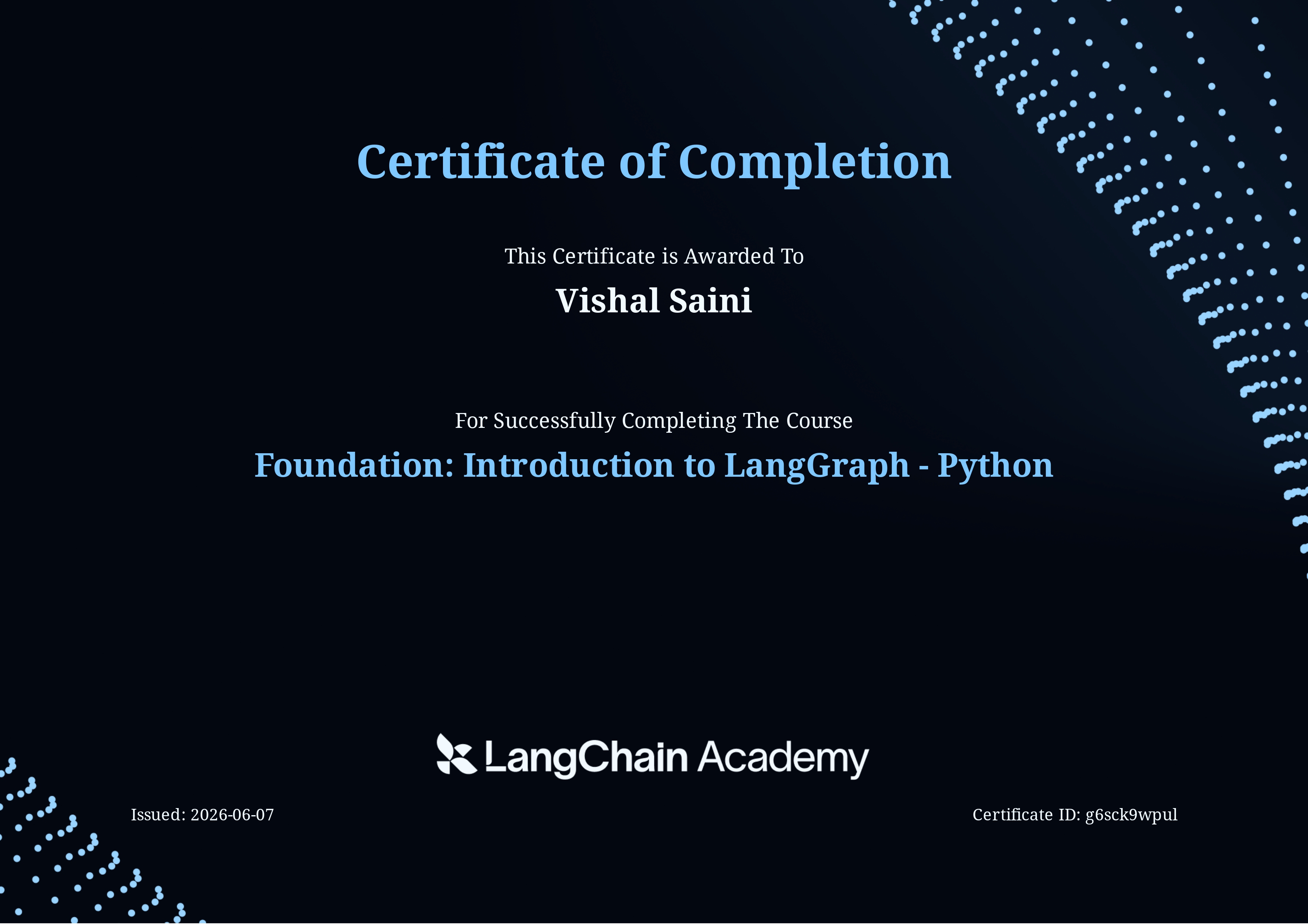 Foundation: Introduction to LangGraph - Python